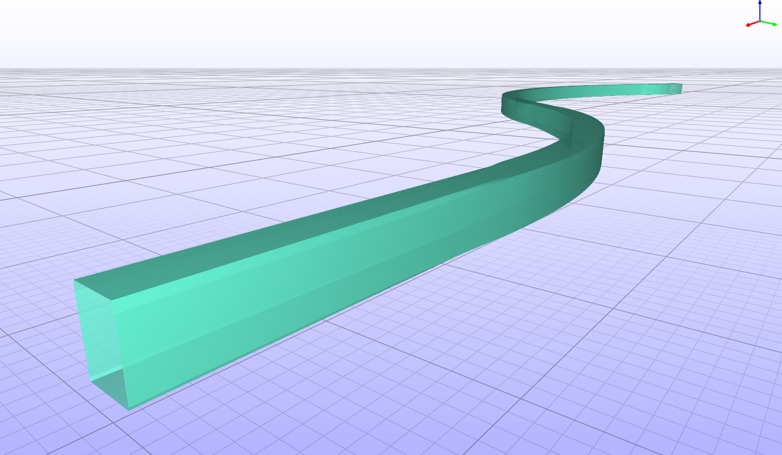 Track utilization diagram showing vehicle space usage